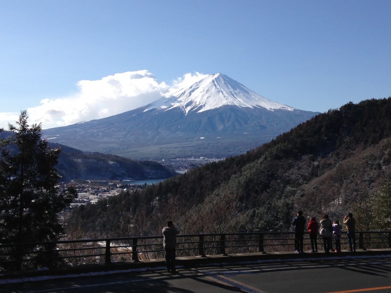 河口湖２月１９日今日の富士山その２