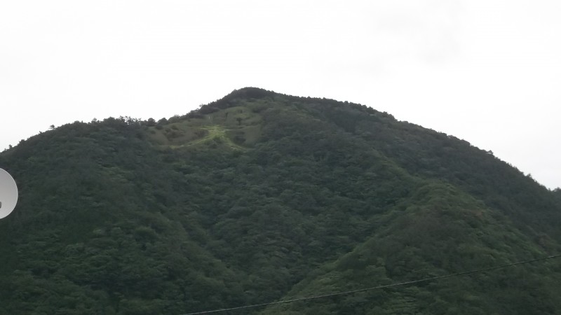 明星ヶ岳の大文字