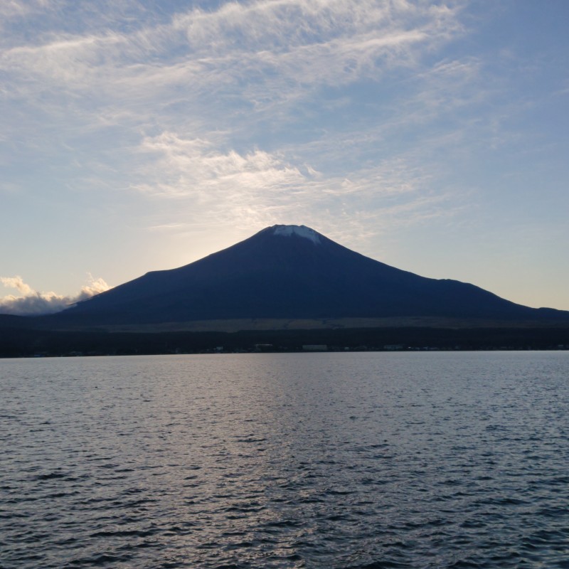 夕暮れ富士山1