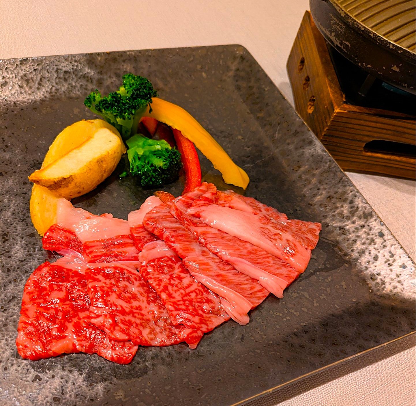 メイン単品　信州プレミアム和牛　焼肉スタイル