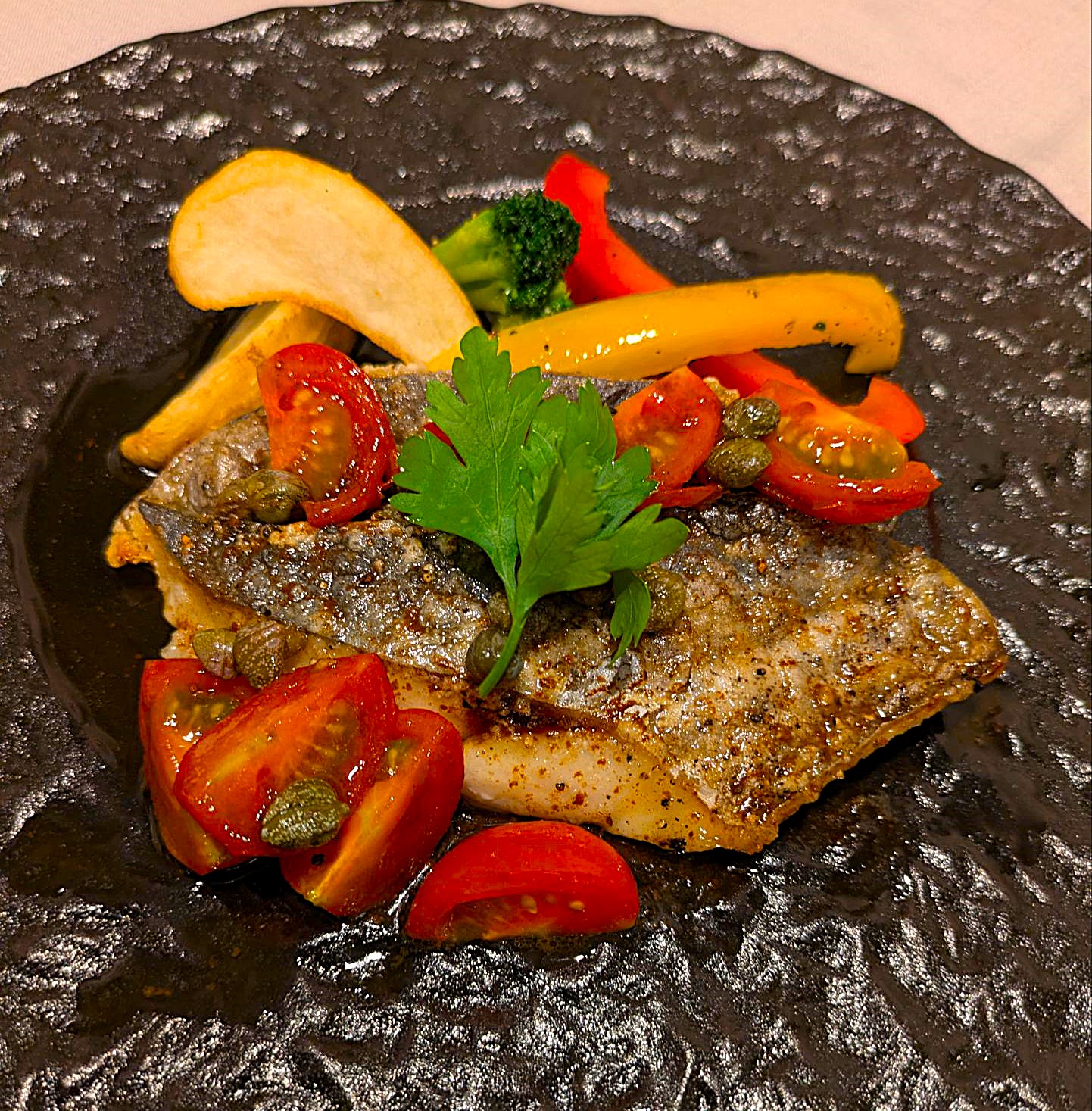 メイン単品　魚のポワレ　