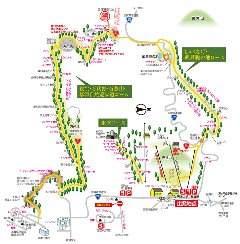 画像?天狗エリア：氷谷コース